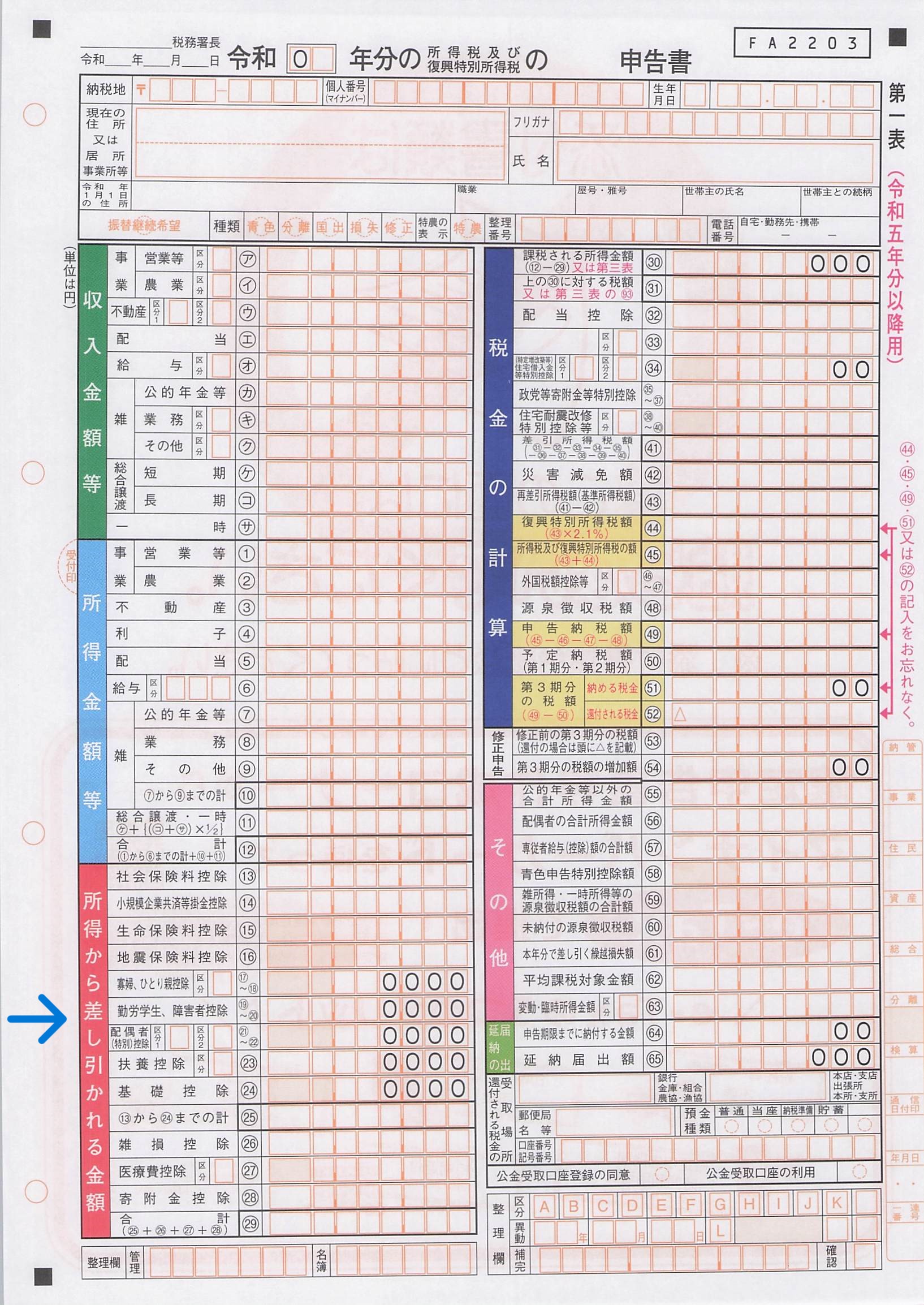 所得税の計算の仕組み